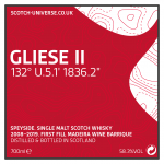 Gliese II, Scotch Universe - Speyside Single Malt - 1st fill Madeira Barrique, 58,3 %, 0,7 Lt. 