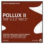 Pollux II, Scotch Universe - Oloroso Sherry Butt, 64,5 %, 0,7 Lt. 